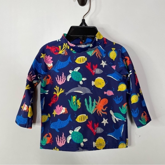 Baby Boden Long Sleeve Rashguard Top Size 6-9 Months - Picture 1 of 5